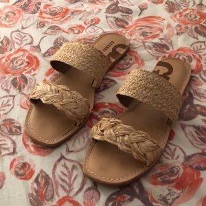 gianni bini rattan slides